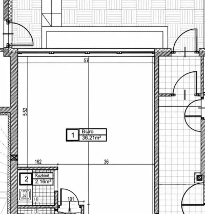 Lokal użytkowy 80 m² z witryną i wejściem z ulicy, Wierzbno - miniatura 4
