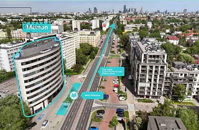 Powierzchnia biurowa 397 m² przy metrze w Wierzbnie, Aleja Niepodległości - miniatura 3