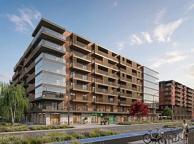 Lokal usługowy 160,01 m² na parterze, Wrocław Huby, al. Armii Krajowej - miniatura 1