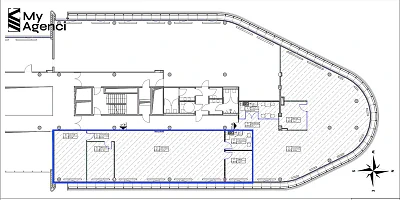Nowoczesny lokal biurowy 203 m² na wynajem – Gdynia, ul. Sportowa - miniatura 9