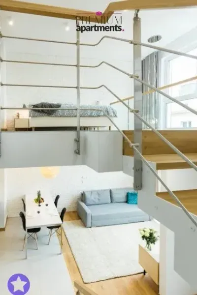 Dwupoziomowy apartament 2-pokojowy w Gdyni Śródmieściu, hala garażowa i komórka - miniatura 6