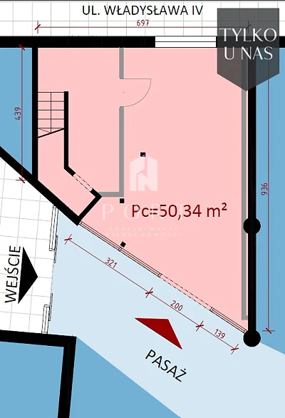 Lokal użytkowy 90 m² w CH Batory przy Władysława IV, Gdynia - miniatura 3