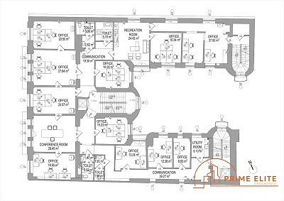 Biuro 340 m² w kamienicy przy Mokotowskiej, Warszawa Śródmieście - miniatura 8
