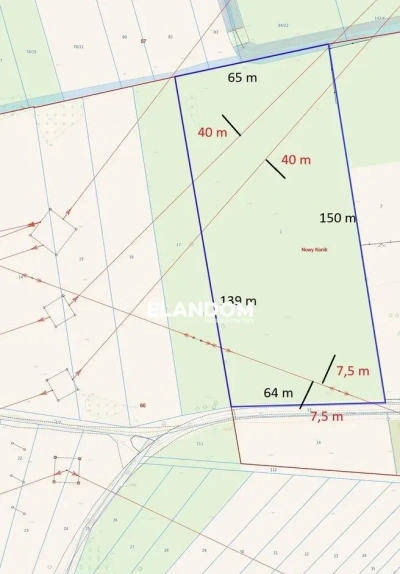 Działka 9313 m² do wynajęcia w Nowym Koniku, przy stacji elektroenergetycznej - miniatura 7