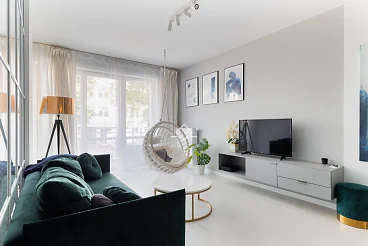 Dwupokojowy apartament Riverfront Apartments, Kamienna Grobla, Gdańsk - miniatura 2