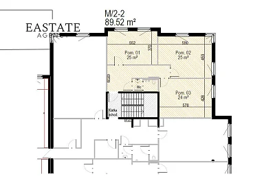 Przestrzeń biurowa 225,5 m² – Sopot Świemirowo, parking, winda - miniatura 8