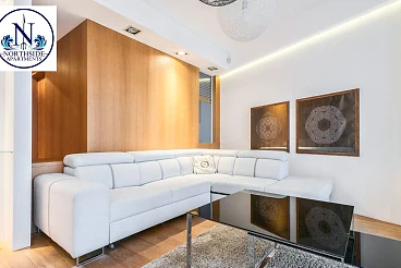 Sea Towers Gdynia Śródmieście – trzypokojowy apartament z widokiem na morze - miniatura 9