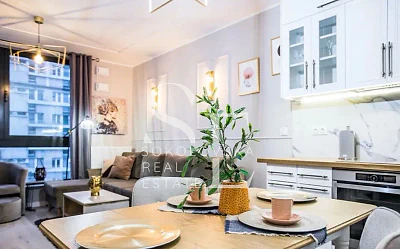 2-pokojowy apartament 40 m² z balkonem i garażem – Mirów, Grzybowska - miniatura 1