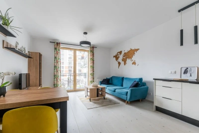 2-pokojowe mieszkanie 42 m² na wynajem – Mokotów, Woronicza - miniatura 3