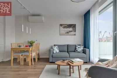 2-pokojowy apartament 43 m² z tarasem 14 m², Łąkowa, Gdańsk - miniatura 5
