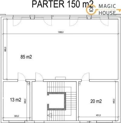 Lokal usługowy 450 m², Gdańsk Łostowice, parking - miniatura 2