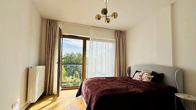 Dwupokojowy apartament z balkonem i miejscem w hali garażowej – Sady Żoliborskie, Warszawa - miniatura 5