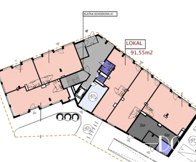 Lokal handlowo-usługowy 91,55 m² na wynajem – Garbary, Esencja - miniatura 8