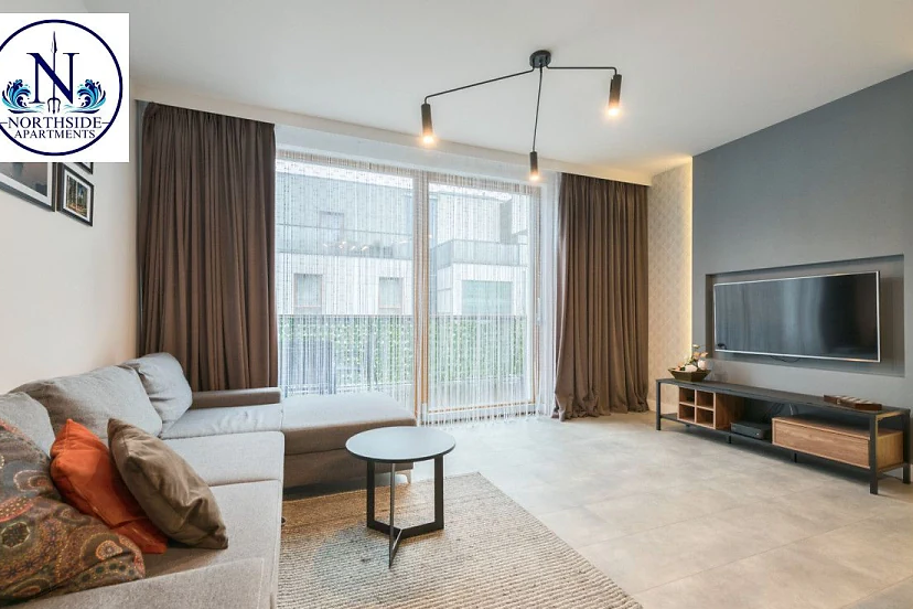 Dwupokojowy apartament 48 m² z balkonem i garażem – Gdańsk Brzeźno - zdjęcie 1