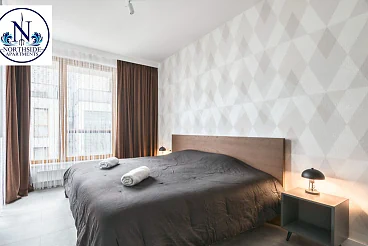 Dwupokojowy apartament 48 m² z balkonem i garażem – Gdańsk Brzeźno - miniatura 2