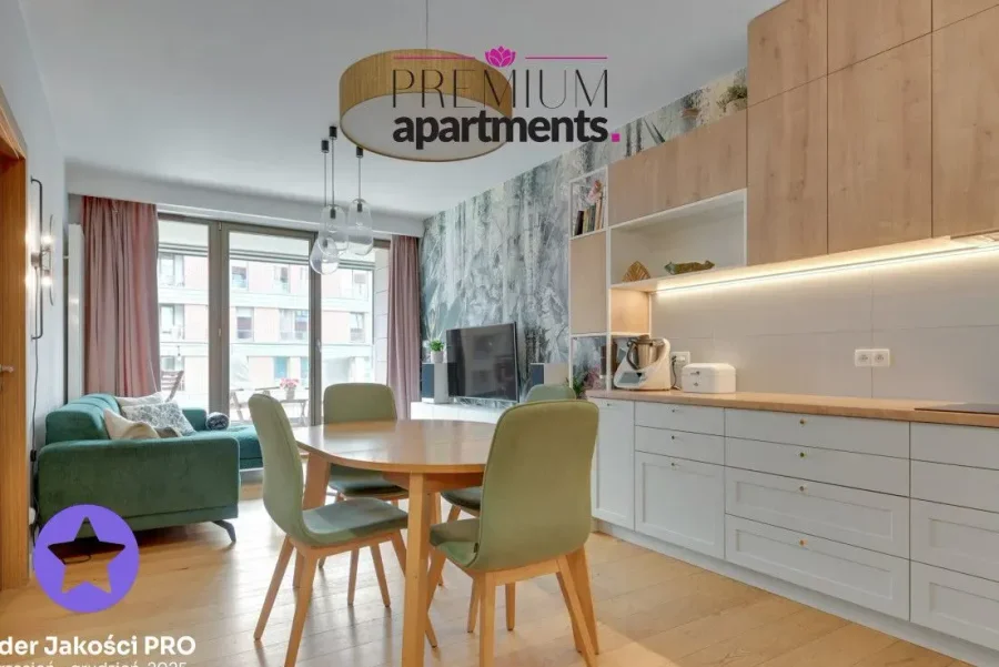 Czteropokojowy apartament na wynajem – Garnizon, Gdańsk Wrzeszcz, balkon - zdjęcie 1