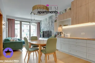 Czteropokojowy apartament na wynajem – Garnizon, Gdańsk Wrzeszcz, balkon - miniatura 1