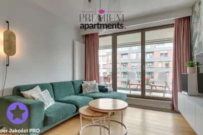 Czteropokojowy apartament na wynajem – Garnizon, Gdańsk Wrzeszcz, balkon - miniatura 2