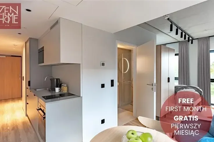 W pełni umeblowane studio 23 m² na Łąkowej w Gdańsku - zdjęcie 1