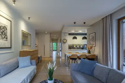 Apartament 4-pokojowy na wynajem | Gdańsk Brzeźno, 500 m od plaży, widok na las - miniatura 1