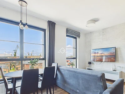 Nowoczesny 2-pokojowy apartament w DOKI Living, Gdańsk Młyniska - miniatura 2