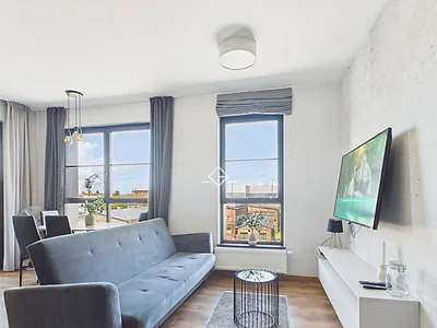 Nowoczesny 2-pokojowy apartament w DOKI Living, Gdańsk Młyniska - miniatura 4
