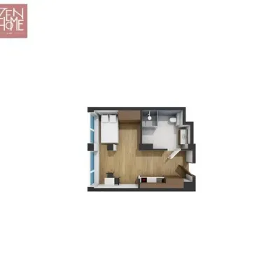 Studio 17 m² przy Nad Stawem w Gdańsku – media i internet w cenie - miniatura 9