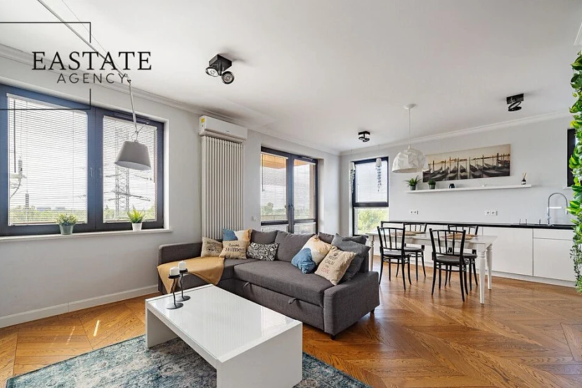 2-pokojowy apartament 55 m² z balkonem, parkingiem i klimatyzacją – Odolany - zdjęcie 1