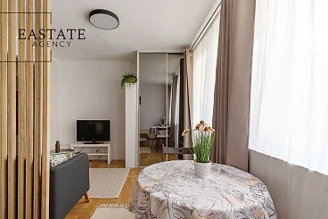 Kawalerka 26 m² przy Rondzie ONZ, balkon, parking, Warszawa - miniatura 5