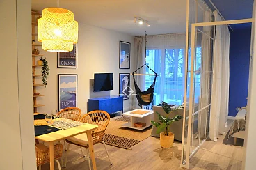 Gdańsk Śródmieście – 2-pokojowy apartament Riverfront z halą garażową - miniatura 5