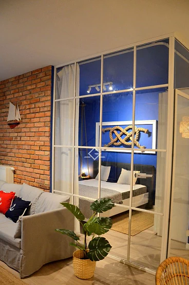 Gdańsk Śródmieście – 2-pokojowy apartament Riverfront z halą garażową - miniatura 3