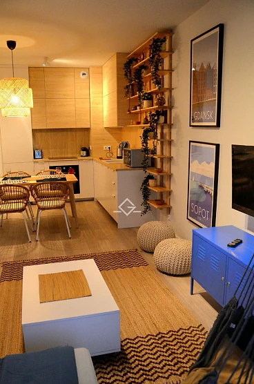 Gdańsk Śródmieście – 2-pokojowy apartament Riverfront z halą garażową - miniatura 6