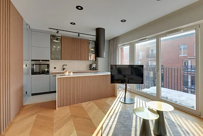 Nowoczesny apartament – Rajska, Gdańsk, balkon, garaż - miniatura 5
