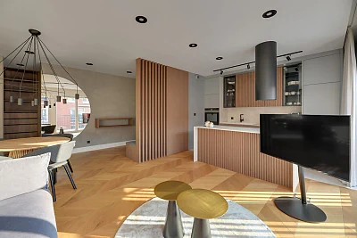 Nowoczesny apartament – Rajska, Gdańsk, balkon, garaż - miniatura 3