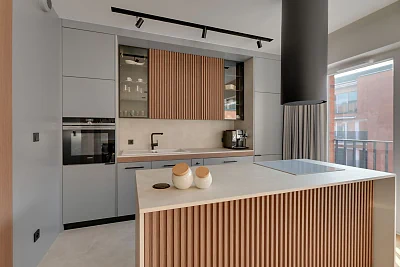 Nowoczesny apartament – Rajska, Gdańsk, balkon, garaż - miniatura 9