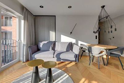 Nowoczesny apartament – Rajska, Gdańsk, balkon, garaż - miniatura 10