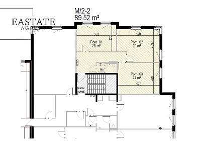 Lokal biurowy 89,5 m² Sopot Świemirowo, winda, parking - miniatura 7