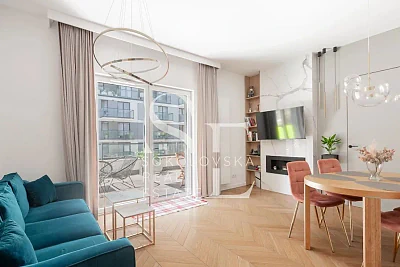 3-pokojowy apartament na Woli z tarasem i klimatyzacją - miniatura 4