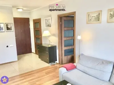 2-pokojowy apartament 40 m² z balkonem i widokiem na rzekę, Lastadia, Gdańsk - miniatura 4