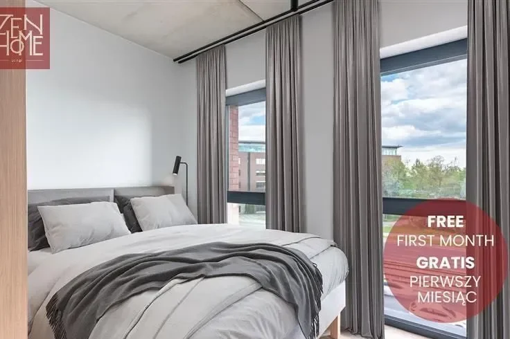 Trzypokojowy apartament 42 m² na Łąkowej w Gdańsku - zdjęcie 1