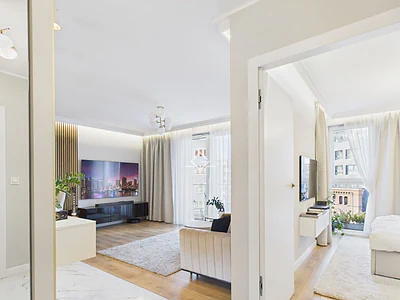 2-pokojowy apartament w Gdańsku Śródmieściu, ul. Wałowa, balkon i garaż - miniatura 5