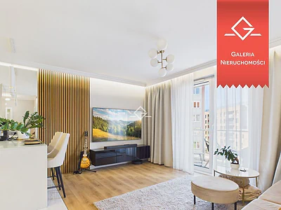 2-pokojowy apartament w Gdańsku Śródmieściu, ul. Wałowa, balkon i garaż - miniatura 1