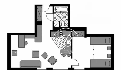 Dwupokojowy apartament w Wilanowie przy ul. Bruzdowej, klimatyzacja i parking - miniatura 9