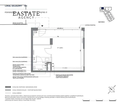 Lokal użytkowy 42,85 m² na parterze, Gdynia Dąbrowa, witryna - miniatura 3