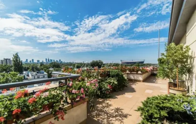 Penthouse 176 m² z tarasem 73 m² – Saska Kępa, ul. Francuska - miniatura 1