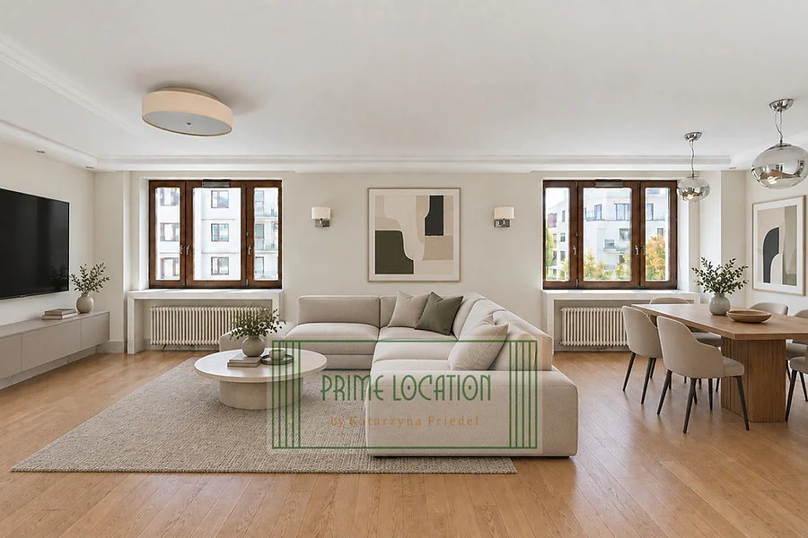 Mieszkanie 120 m² do wynajęcia w Śródmieściu, ul. Leona Kruczkowskiego - zdjęcie 1
