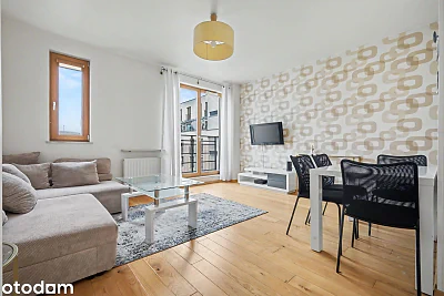 Dwupokojowe mieszkanie 46 m² z miejscem postojowym, Mokotów, ul. Obrzeżna - miniatura 1
