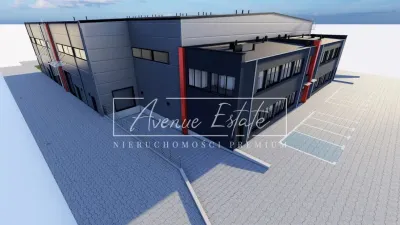 Nowy obiekt magazynowo-produkcyjny z biurami, Kozerki, 1180 m² - miniatura 2