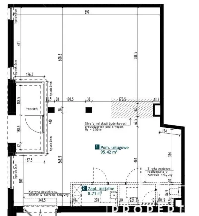 Lokal użytkowy 104 m², narożny, ul. Szeligowska 34A, Warszawa - miniatura 2