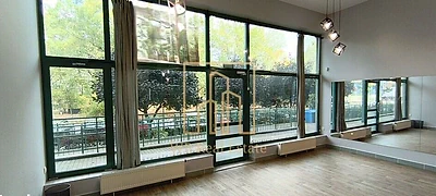 Wykończony lokal biurowy 70 m² z witrynami, Ursynów, Warszawa - miniatura 1